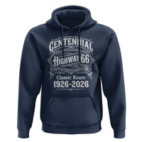 America Highway 66 Centennial 1926-2026 Classic Route Hoodie Vintage The Mother Road Victorian Filigree Graphic