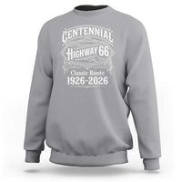 America Highway 66 Centennial 1926-2026 Classic Route Sweatshirt Vintage The Mother Road Victorian Filigree Graphic