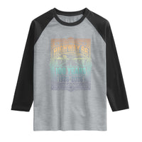 America Highway 66 100 Years Centennial 1926-2026 Raglan Shirt Retro Desert Horizon The Mother Road Colorful Graphic