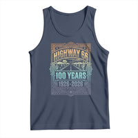 America Highway 66 100 Years Centennial 1926-2026 Tank Top Retro Desert Horizon The Mother Road Colorful Graphic