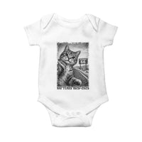 Funny Road Trip Cat Selfie with Highway 66 Baby Onesie Centennial 1926-2026 Historic Highway Humor