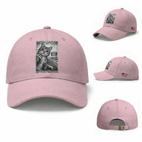 Funny Road Trip Cat Selfie with Highway 66 Baseball Cap Centennial 1926-2026 Historic Highway Humor