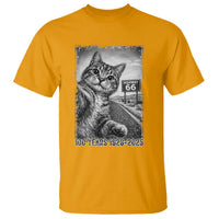 Funny Road Trip Cat Selfie with Highway 66 T Shirt Centennial 1926-2026 Historic Highway Humor