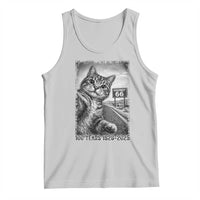Funny Road Trip Cat Selfie with Highway 66 Tank Top Centennial 1926-2026 Historic Highway Humor