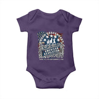 Proud Descendant American Revolution Baby Onesie 1775 to 1783 Patriotic Heritage - Wonder Print Shop