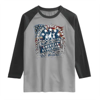 Proud Descendant American Revolution Raglan Shirt 1775 to 1783 Patriotic Heritage - Wonder Print Shop
