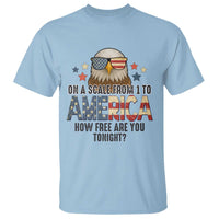 Patriotic Bald Eagle T Shirt How Free Are You Tonight 4th of July