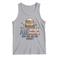 Patriotic Bald Eagle Tank Top How Free Are You Tonight 4th of July