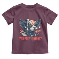 George Washington Rides Bald Eagle Toddler T Shirt You Free Tonight Patriotic 4th of July