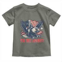 George Washington Rides Bald Eagle Toddler T Shirt You Free Tonight Patriotic 4th of July