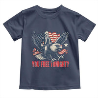 George Washington Rides Bald Eagle Toddler T Shirt You Free Tonight Patriotic 4th of July