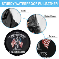 Battle of Lexington and Concord Spare Tire Cover American Revolution April 19 1775 Patriotic