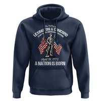 Battle of Lexington and Concord Hoodie American Revolution April 19 1775 Patriotic