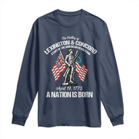 Battle of Lexington and Concord Long Sleeve Shirt American Revolution April 19 1775 Patriotic