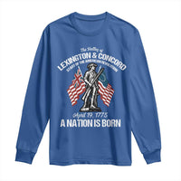 Battle of Lexington and Concord Long Sleeve Shirt American Revolution April 19 1775 Patriotic