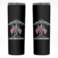 Battle of Lexington and Concord Skinny Tumbler American Revolution April 19 1775 Patriotic