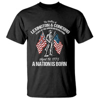 Battle of Lexington and Concord T Shirt American Revolution April 19 1775 Patriotic