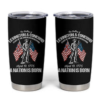 Battle of Lexington and Concord Tumbler Cup American Revolution April 19 1775 Patriotic