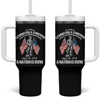 Battle of Lexington and Concord Tumbler With Handle American Revolution April 19 1775 Patriotic