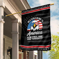 Patriotic Bald Eagle Garden Flag On A Scale Of One To America How Free Are You Tonight