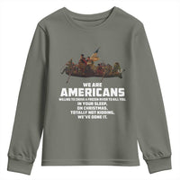 We Are Americans Funny Patriotic Youth Sweatshirt Revolutionary War