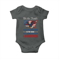 We the People Patriotic Eagle Baby Onesie Defend the Constitution American Flag