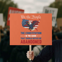 We the People Patriotic Eagle Protest Sign Defend the Constitution American Flag - Wonder Print Shop
