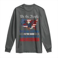 We the People Patriotic Eagle Long Sleeve Shirt Defend the Constitution American Flag