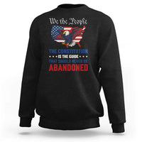 We the People Patriotic Eagle Sweatshirt Defend the Constitution American Flag