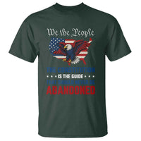 We the People Patriotic Eagle T Shirt Defend the Constitution American Flag