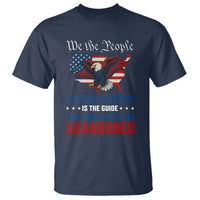 We the People Patriotic Eagle T Shirt Defend the Constitution American Flag