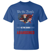 We the People Patriotic Eagle T Shirt Defend the Constitution American Flag