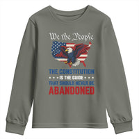 We the People Patriotic Eagle Youth Sweatshirt Defend the Constitution American Flag