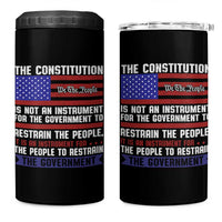 Constitution Liberty American Patriotic 4 in 1 Can Cooler Tumbler We The People US Flag - Wonder Print Shop