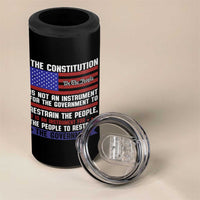 Constitution Liberty American Patriotic 4 in 1 Can Cooler Tumbler We The People US Flag - Wonder Print Shop