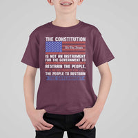 Constitution Liberty American Patriotic T Shirt For Kid We The People US Flag - Wonder Print Shop