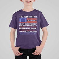 Constitution Liberty American Patriotic T Shirt For Kid We The People US Flag - Wonder Print Shop