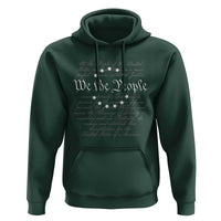 We the People Hoodie US Constitution Preamble 4th Of July Patriotic Stars - Wonder Print Shop