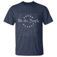 We the People T Shirt US Constitution Preamble 4th Of July Patriotic Stars - Wonder Print Shop