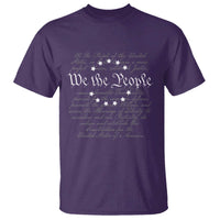 We the People T Shirt US Constitution Preamble 4th Of July Patriotic Stars - Wonder Print Shop