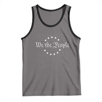 We the People Tank Top US Constitution Preamble 4th Of July Patriotic Stars - Wonder Print Shop