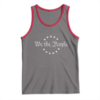 We the People Tank Top US Constitution Preamble 4th Of July Patriotic Stars - Wonder Print Shop