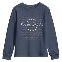 We the People Youth Sweatshirt US Constitution Preamble 4th Of July Patriotic Stars - Wonder Print Shop