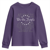 We the People Youth Sweatshirt US Constitution Preamble 4th Of July Patriotic Stars - Wonder Print Shop