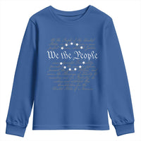 We the People Youth Sweatshirt US Constitution Preamble 4th Of July Patriotic Stars - Wonder Print Shop