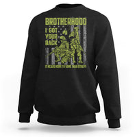 American Veteran Sweatshirt Brotherhood Means More To Some Than Others - Wonder Print Shop