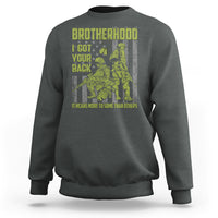 American Veteran Sweatshirt Brotherhood Means More To Some Than Others - Wonder Print Shop