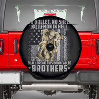 American Veteran Spare Tire Cover No Bullet No Shell No Demon This Bond Called Brothers Brotherhood