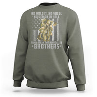 American Veteran Sweatshirt No Bullet No Shell No Demon This Bond Called Brothers Brotherhood - Wonder Print Shop