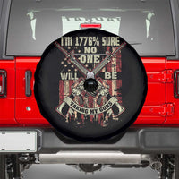 American Patriotic Spare Tire Cover I'm 1776% Sure No One Will Be Taking My Guns US Flag Rifles